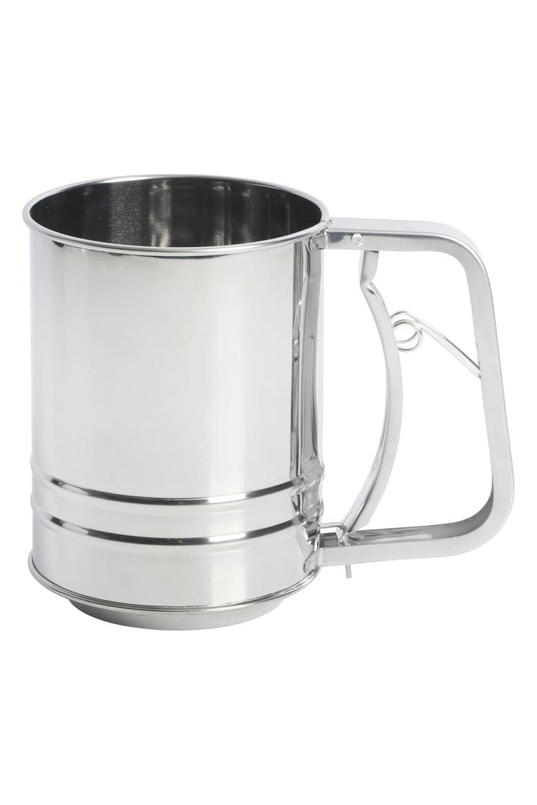 Helmsdale Stainless Steel Flour Sifter, Alternate, color, Silver