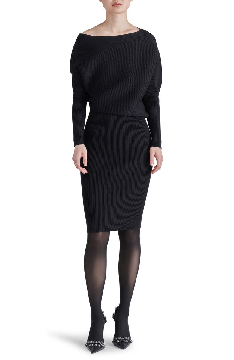 Steve Madden Lori Boat Neck Sweater Dress, Main, color,