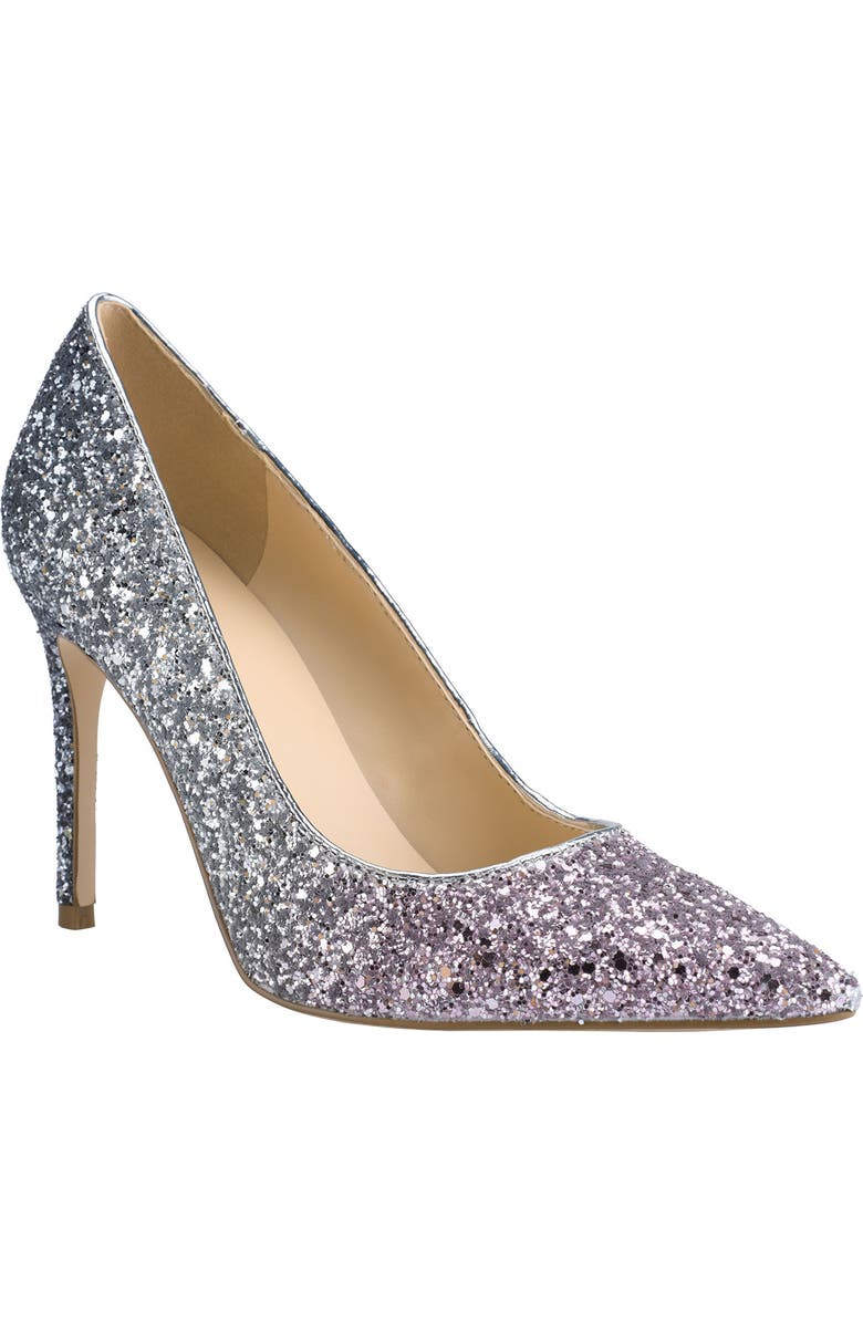 Marc Fisher Ricky Pointed Toe Glitter Pump, Main, color,