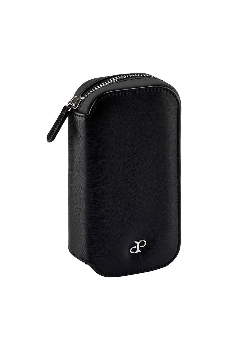 WOLF Philipp 2 Piece Watch Zip Case, Alternate, color, Black