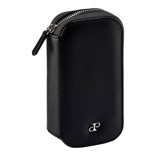 Wolf Philipp 2 Piece Watch Zip Case In Black