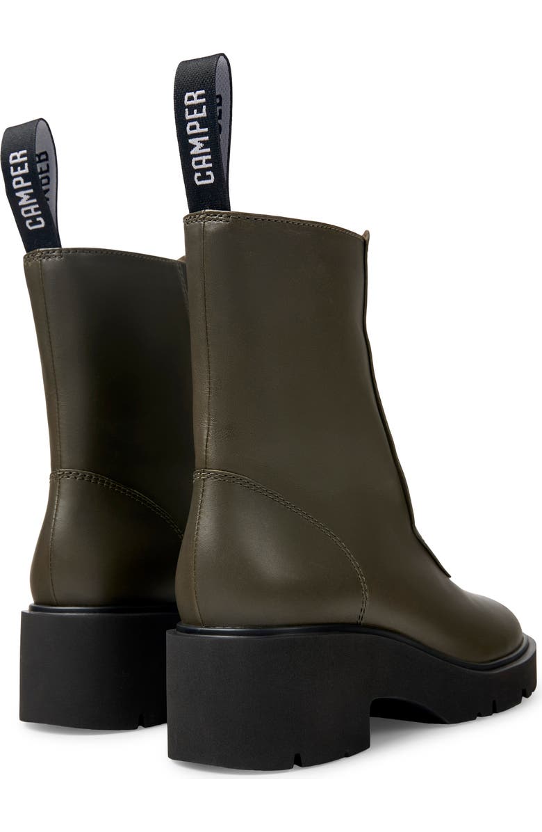 Camper Milah Zip Boot, Alternate, color, Dark Green