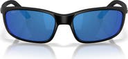 Costa Del Mar Brine II 59mm Polarized Rectangular Sunglasses