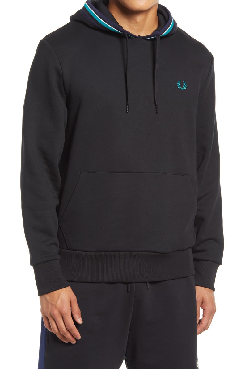 Fred Perry Men's Stripe Trim Hoodie, Main, color,
