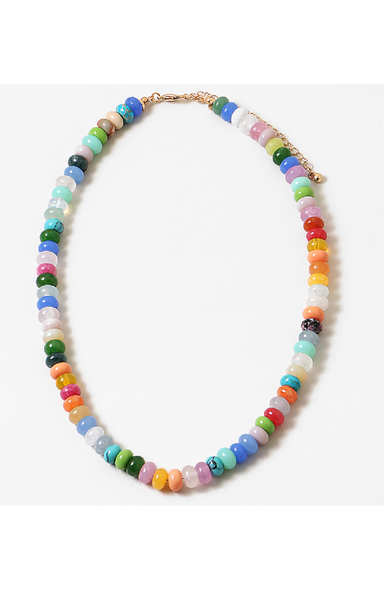 Erin McDermott Jewelry Good Luck Gemstone Necklace, Main, color, Multi