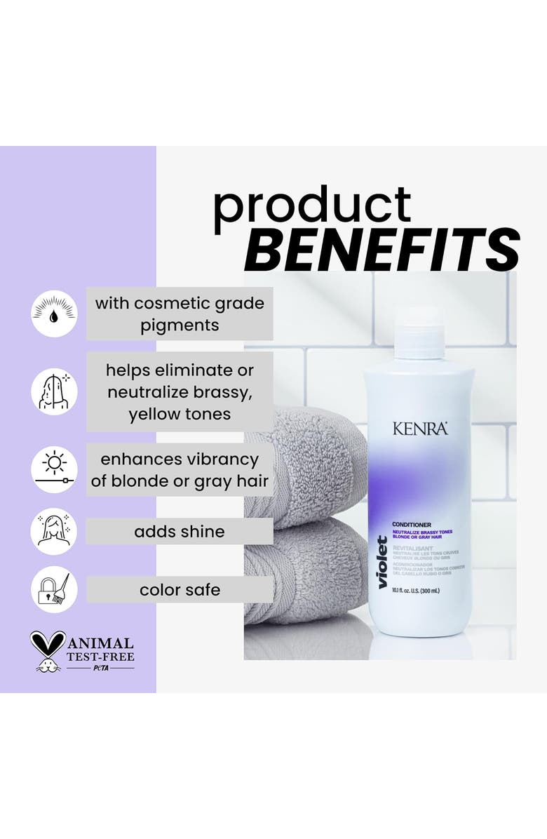 KENRA Violet Conditioner 33.8 oz, Alternate, color, N/A