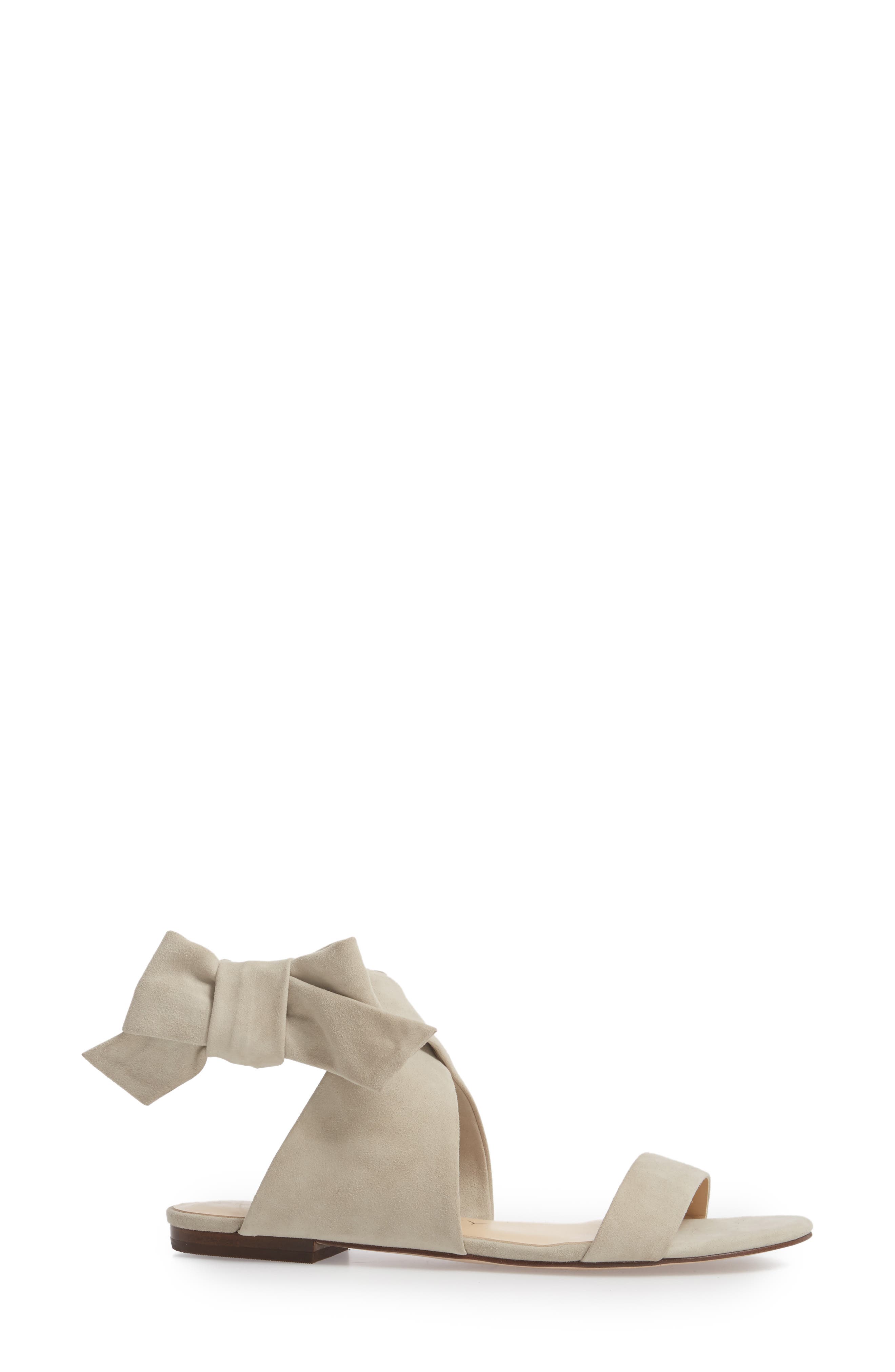 Sole Society Calynda Bow Ankle Wrap Sandal, Alternate, color, 