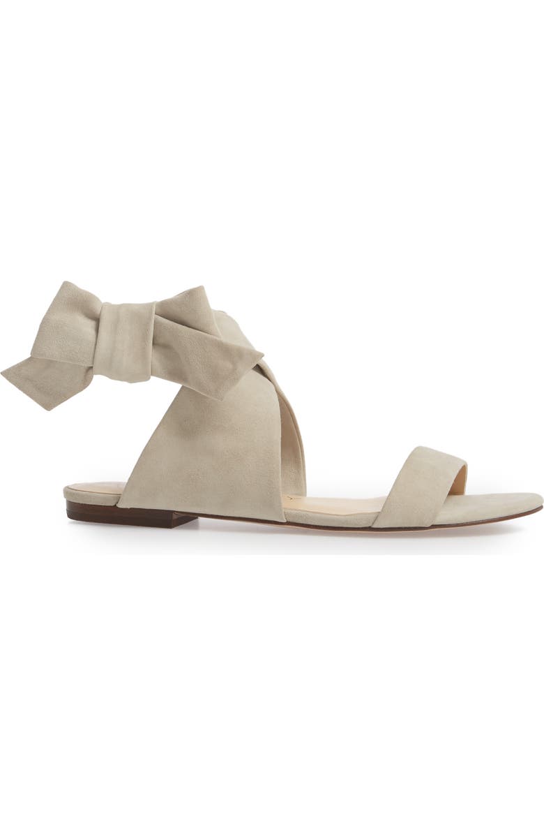 Sole Society Calynda Bow Ankle Wrap Sandal, Alternate, color,
