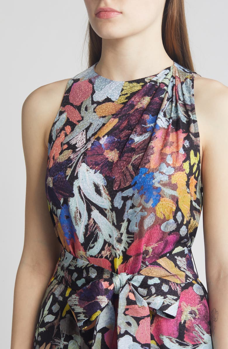 Ted Baker London Orta Floral Sleeveless Wide Leg Chiffon Jumpsuit, Alternate, color, 