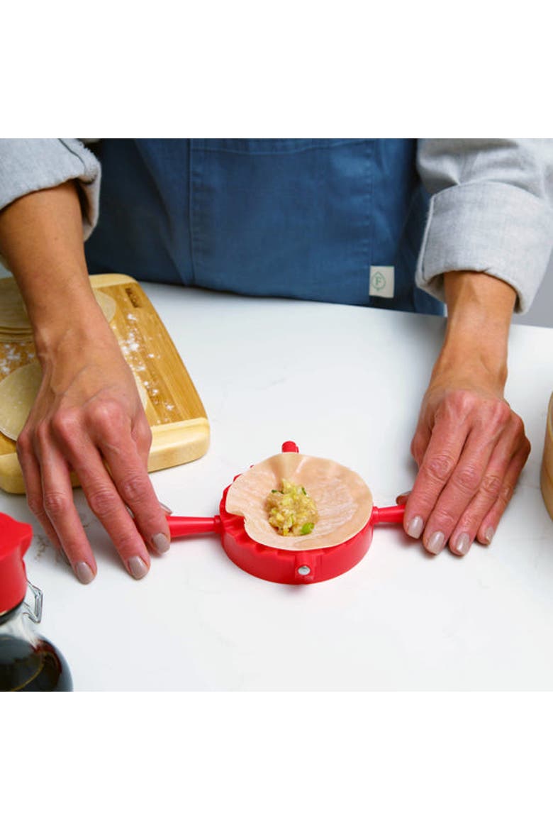 Dumpling Press, 3 Piece Set, Alternate, color, Beige, Red, Black