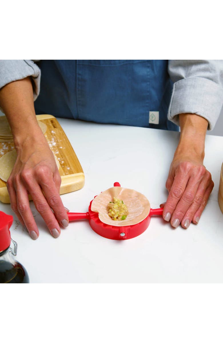 JOYCE CHEN Dumpling Press, 3 Piece Set, Alternate, color, Beige, Red, Black