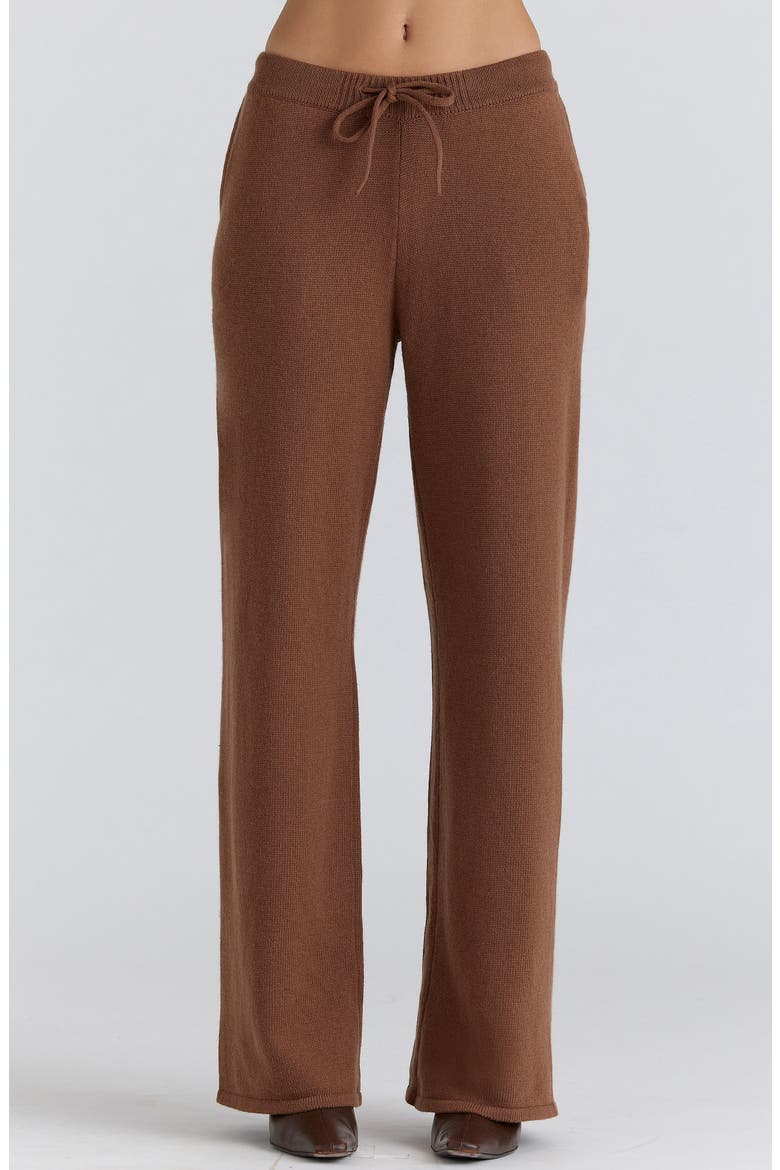 Chelsea Knit Pants, Main, color, CHESTNUT