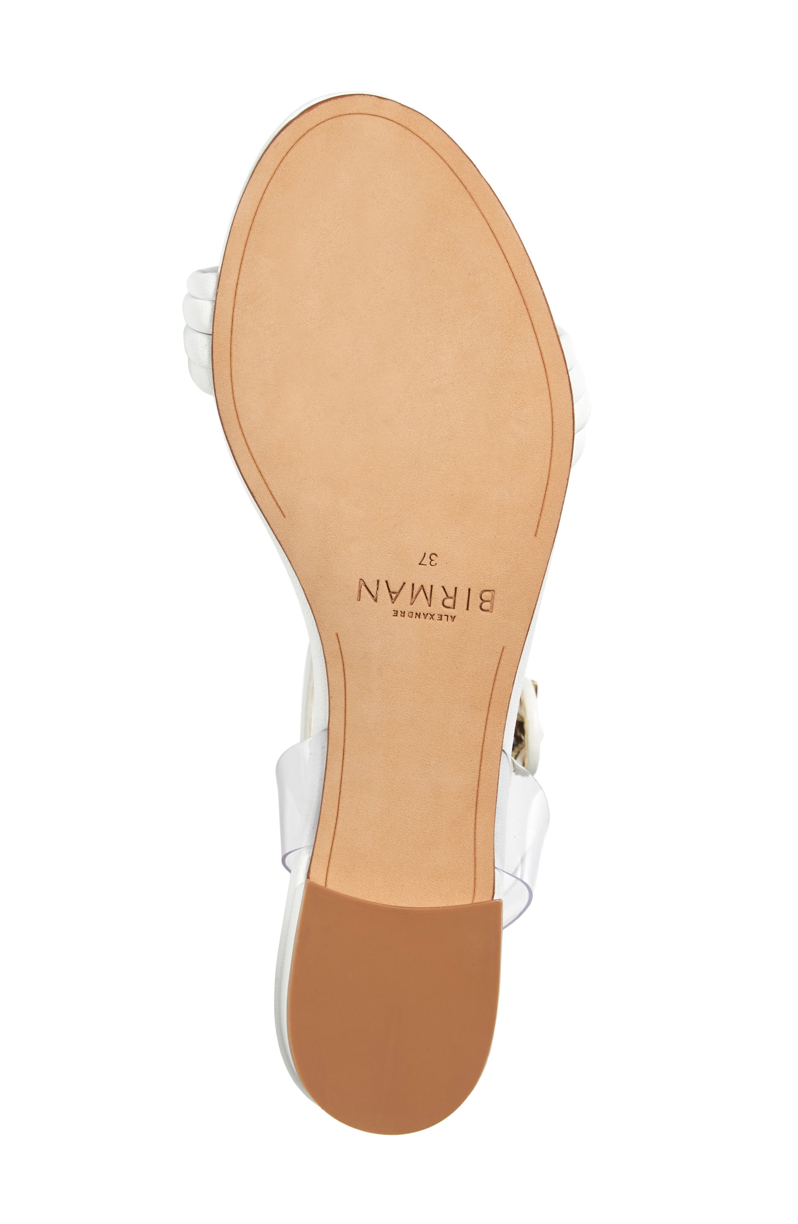 Alexandre Birman Vicky Ankle Strap Sandal, Alternate, color, White