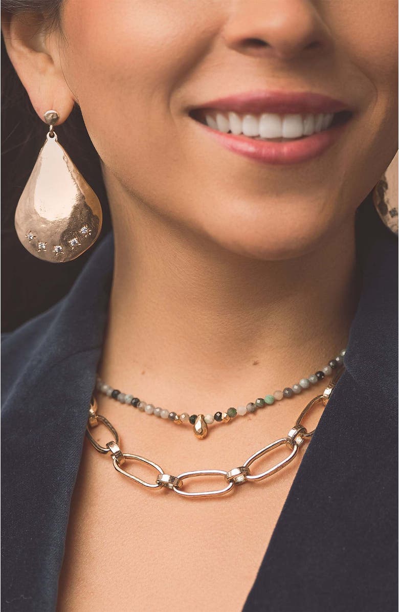 Collection 1304 Shining Love, Night Sky Bronze Necklace, Alternate, color, Bronze