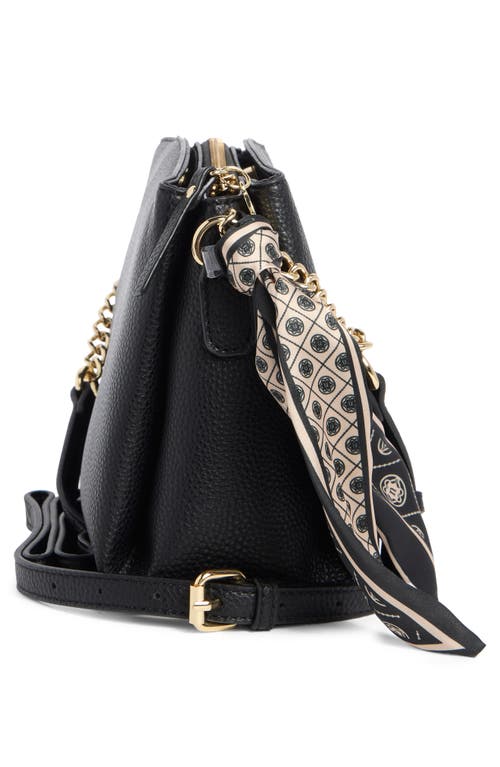 Nanette Lepore Triple Section Crossbody Bag With Scarf