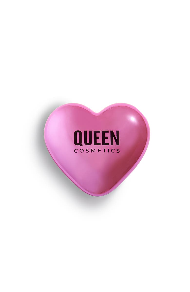 Queen Cosmetics Sublime Hearts Refillablle Compact, Main, color, Pink Compact