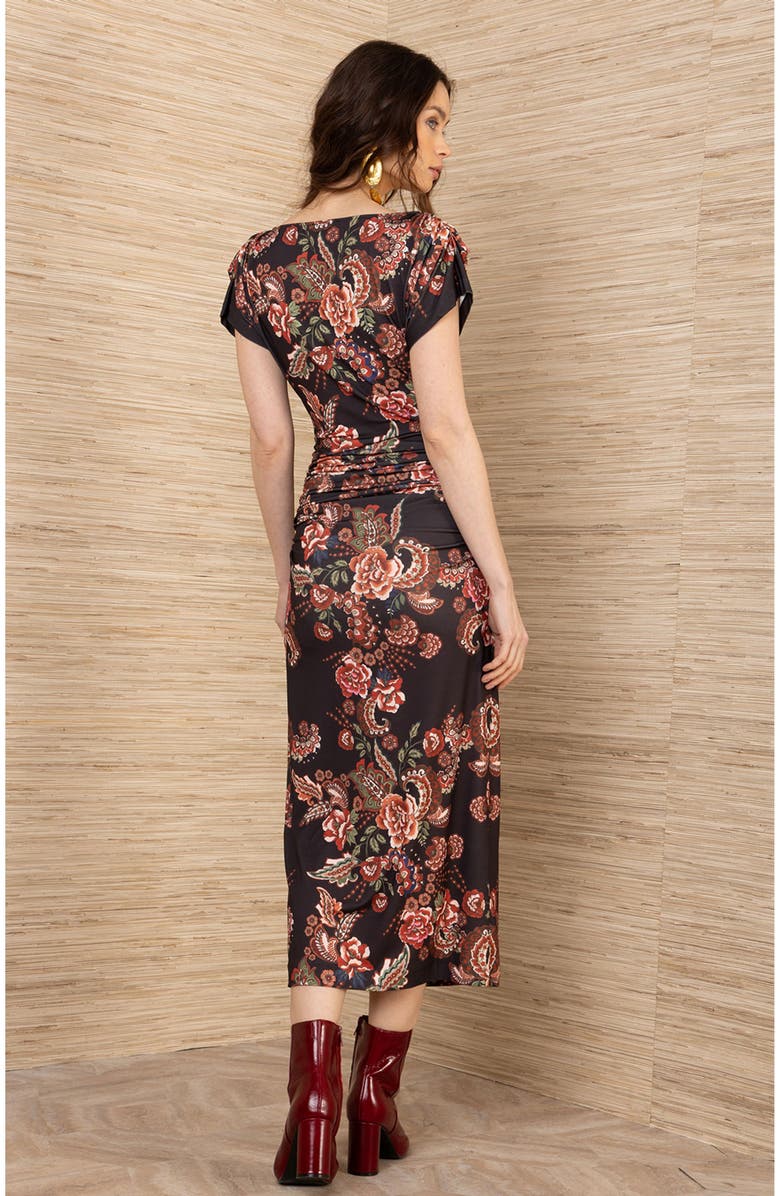 Hale Bob Iliana Jersey Dress, Alternate, color, Black