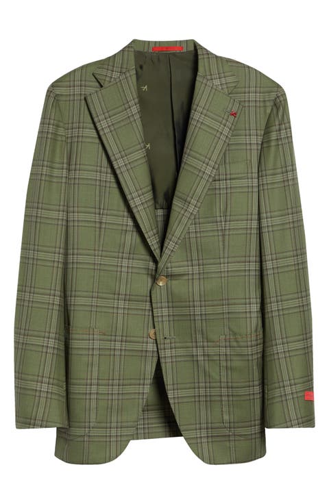 Delain Check Wool Sport Coat