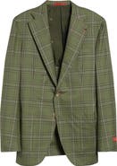ISAIA Delain Check Wool Sport Coat