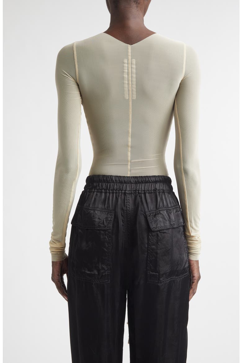 Temple Bandeau Tulle Top, Alternate, color, SAND