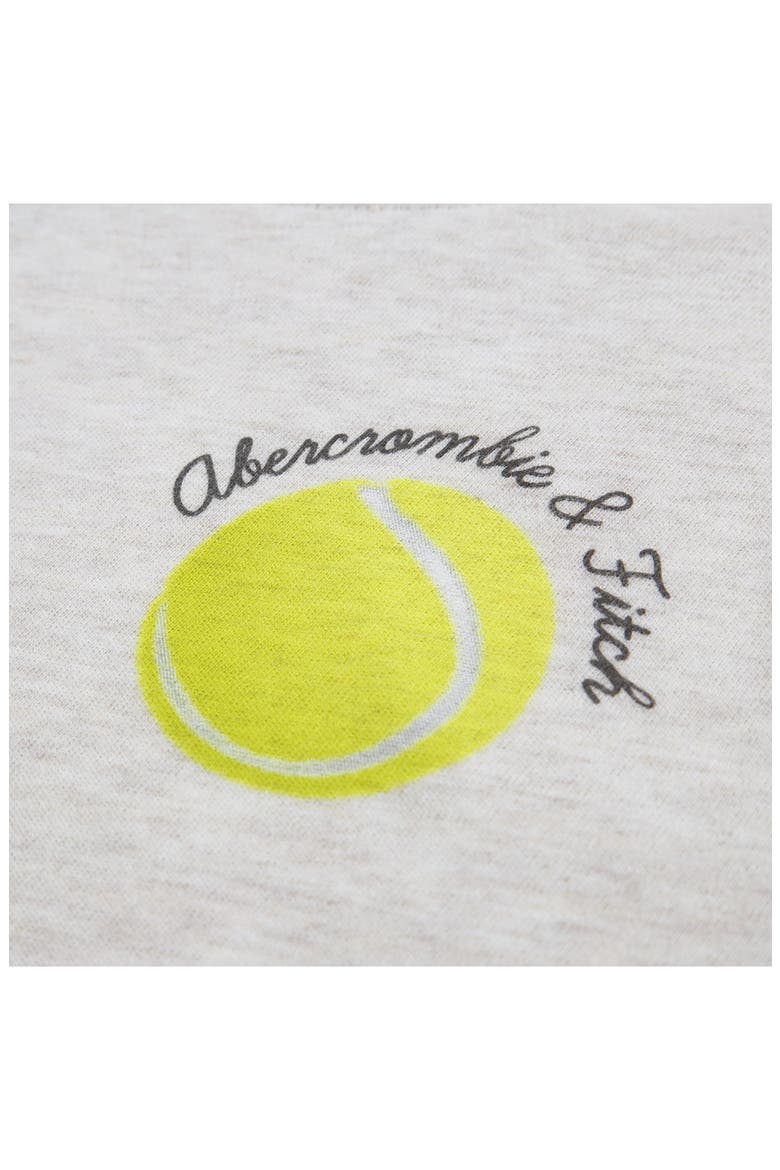 Kids' Tennis Oversize Graphic T-Shirt, Alternate, color, OATMEAL HEATHER