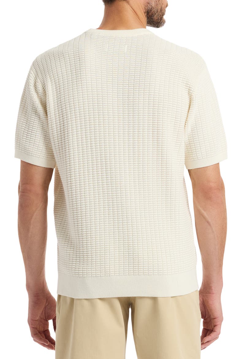 Luis Short Sleeve Sweater, Alternate, color, OFFWHITE