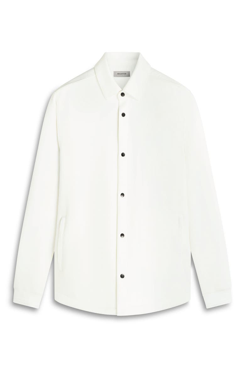 Knit Shirt Jacket, Alternate, color, CHALK