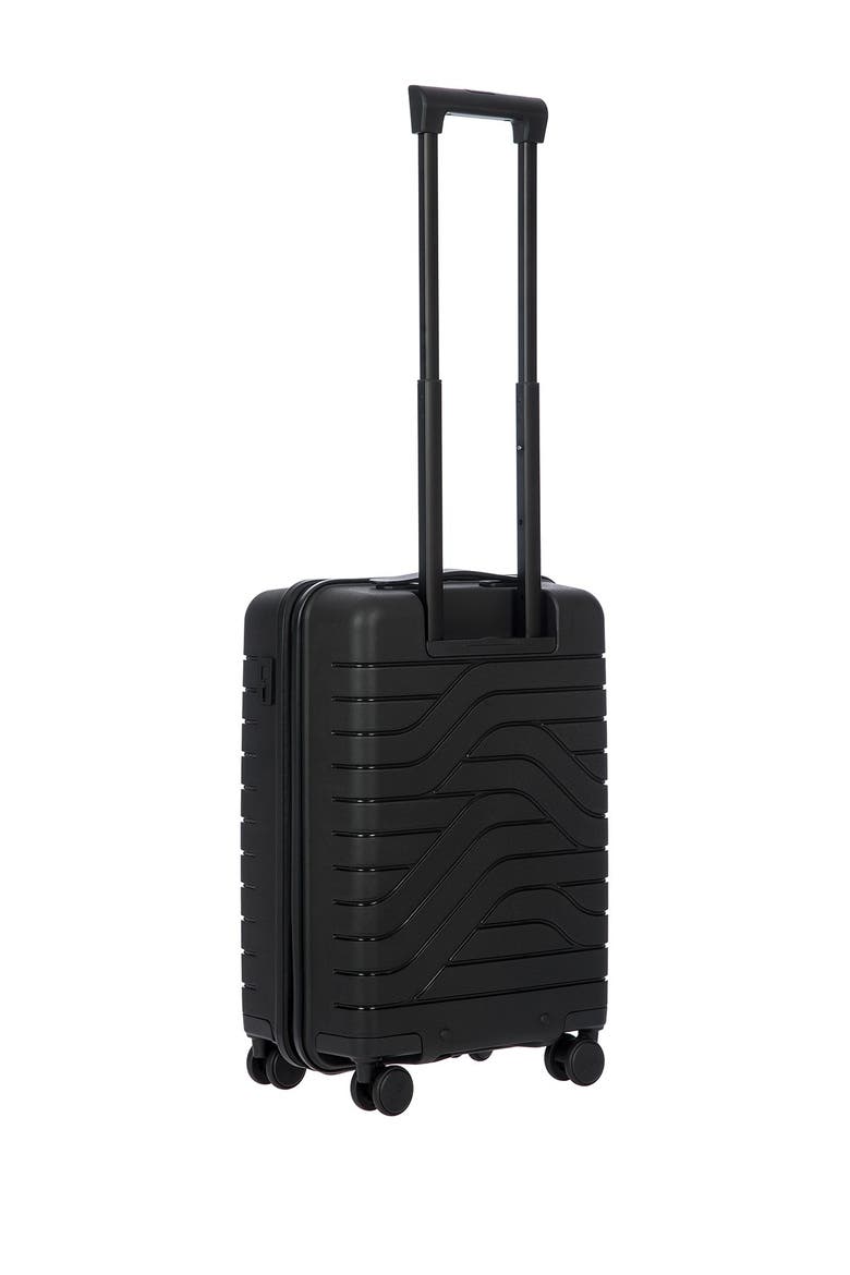 21" Expandable Carry-On Spinner, Alternate, color, BLACK