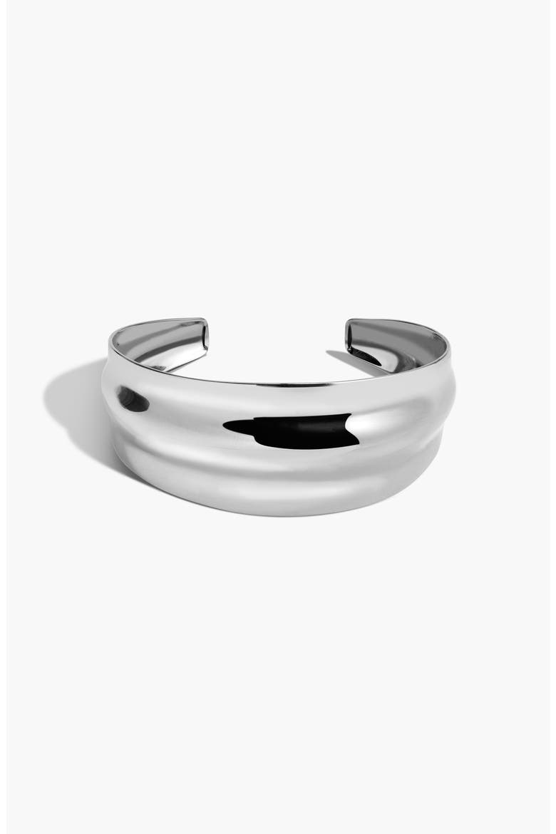 Tidal Cuff Bracelet, Main, color, Stainless Steel