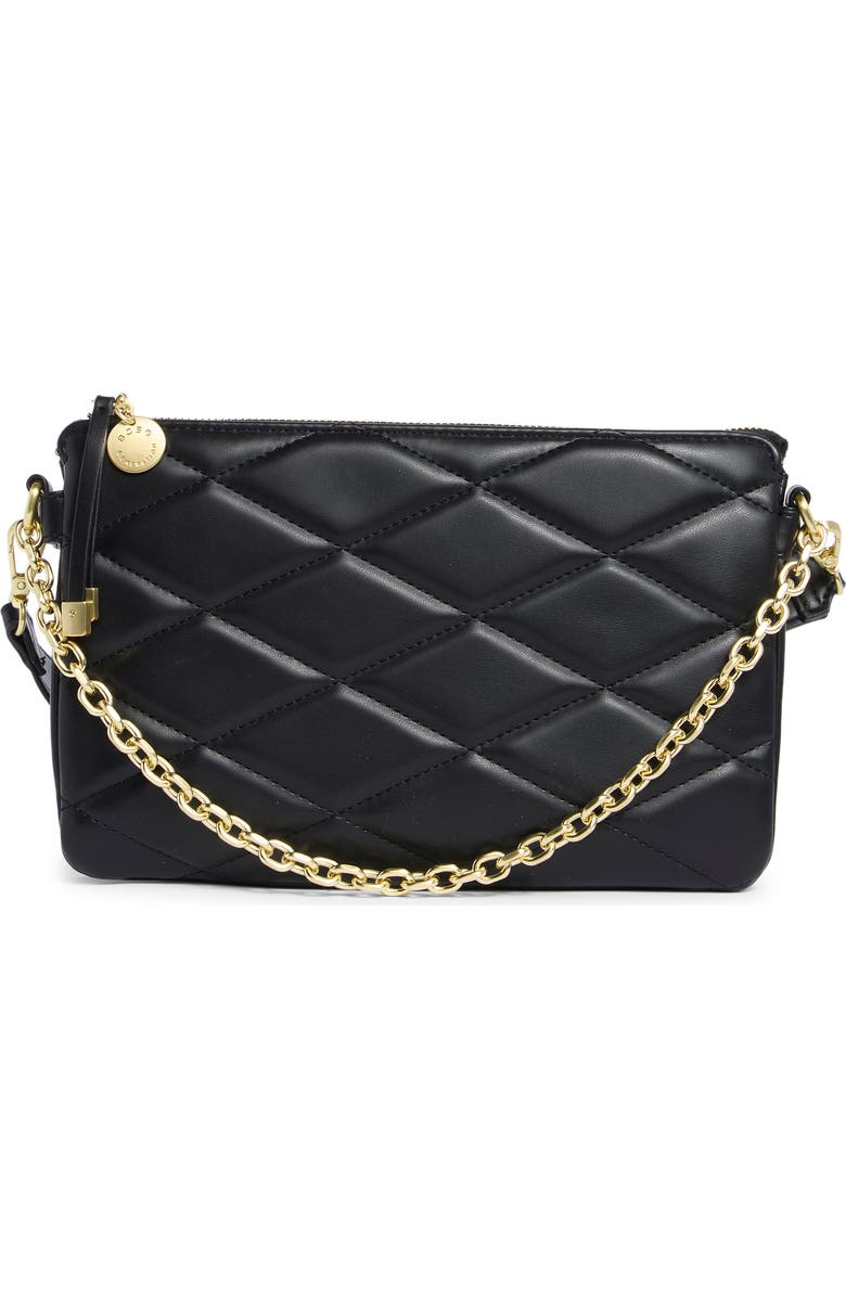 BCBG Quilted Double Compartment Crossbody Bag, Main, color,