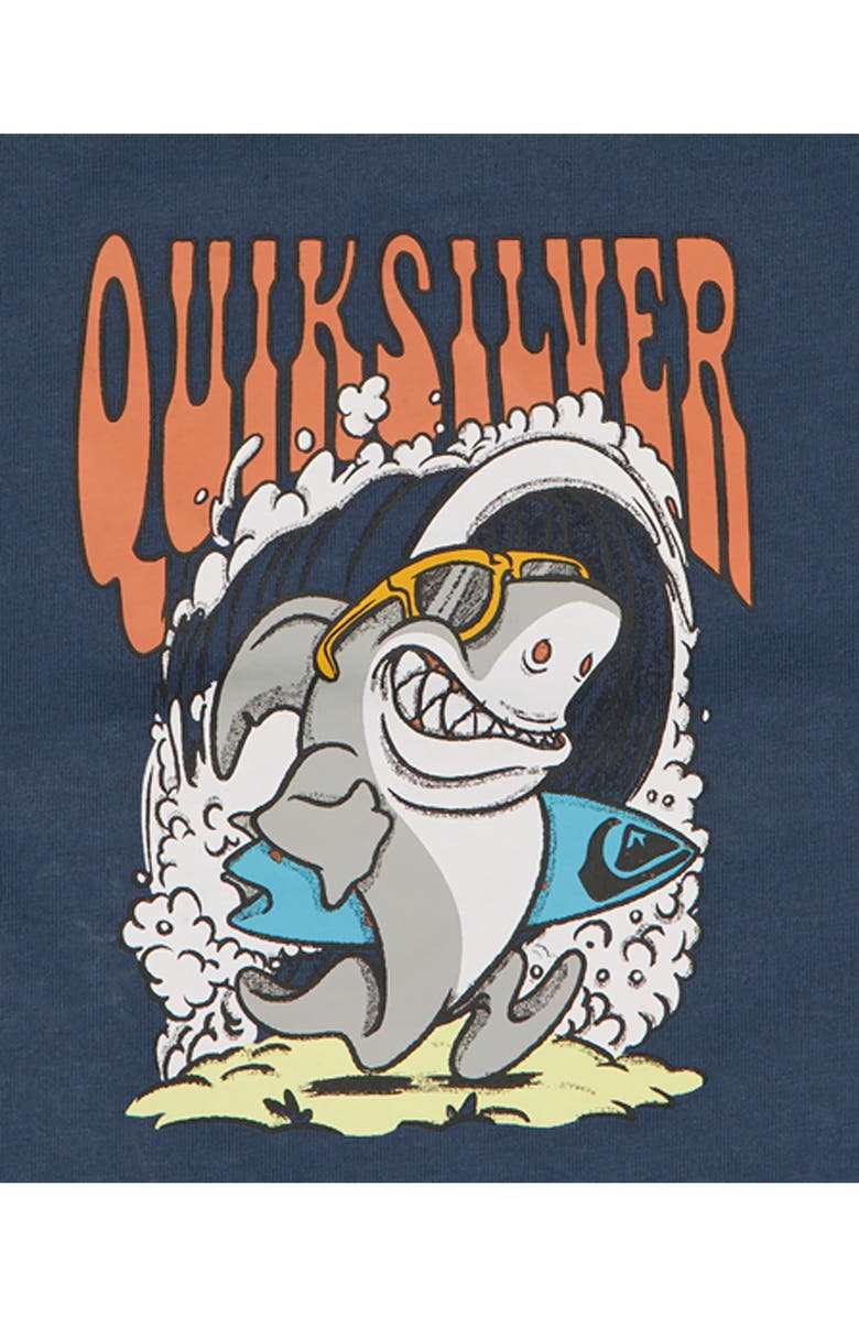 Quiksilver Kids' Graphic T-Shirt & Drawstring Shorts Set, Alternate, color, Navy