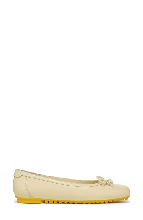 Shop Franco Sarto Imara Square Toe Ballet Flat In Yellow