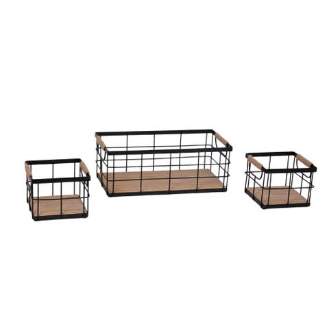 Cage Baskets Set of 3