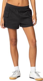 EDIKTED Garnet Cargo Sweat Shorts
