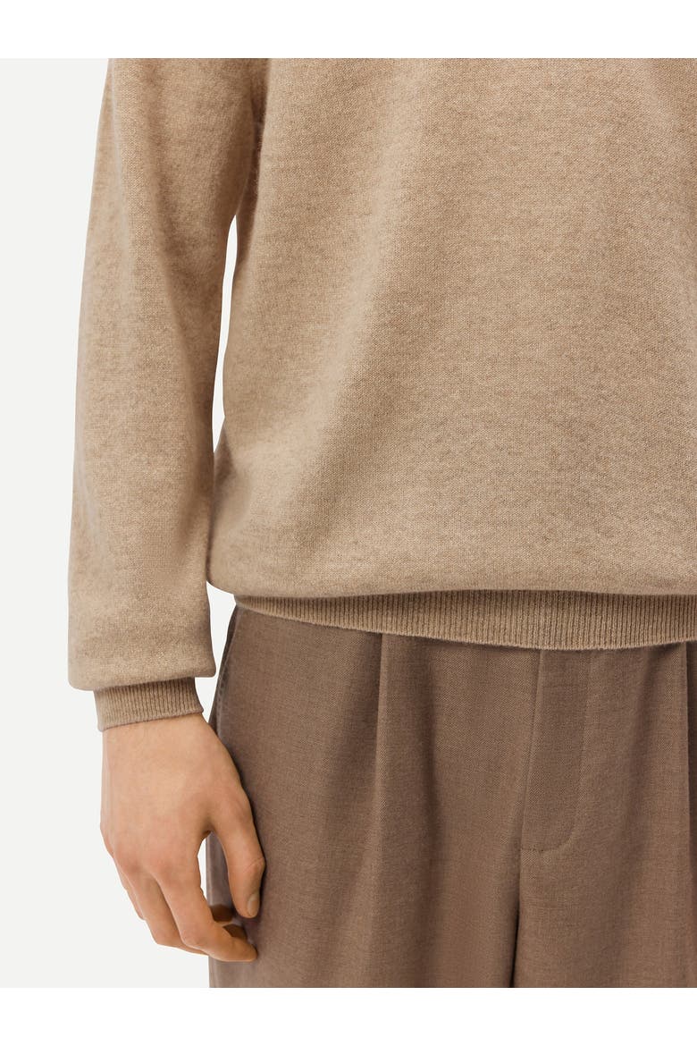 Essential Cashmere Polo Sweater, Alternate, color, warm grey