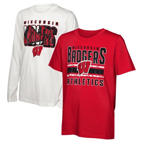 Youth Wisconsin Badgers In the Mix T-Shirt Combo Set
