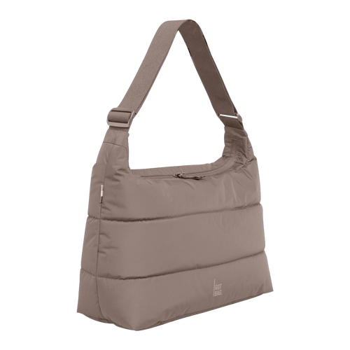 Got Bag Puffer Square Bag Large In Oyster Monochrome