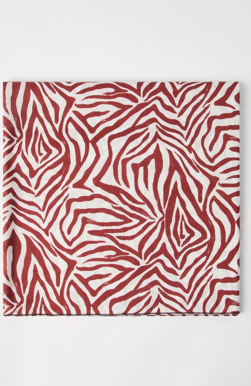 Brunello Cucinelli Printed Pareo In Red