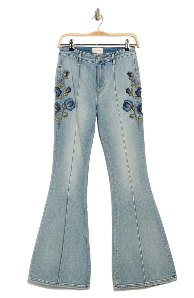 Driftwood Farrah x Bouquet Flare Leg Jeans, Alternate, color,