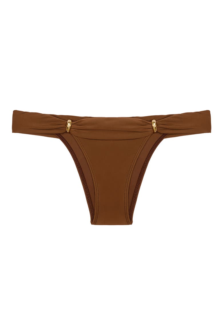 Bia Tube Bikini Bottoms, Alternate, color, BROWN
