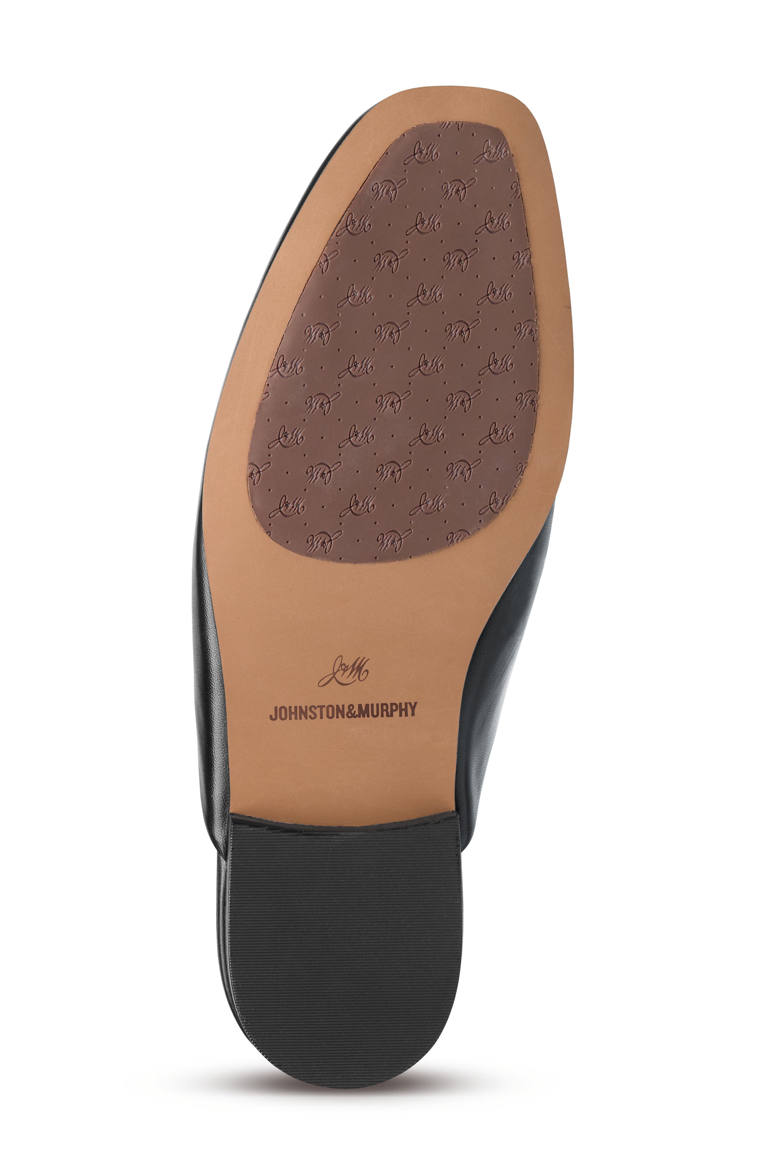 Isabel Penny Mule, Alternate, color, BLACK LEATHER