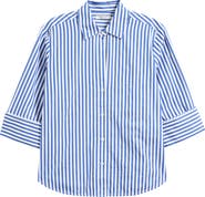 Madewell The Signature Y-Neck Shirt in Poplin