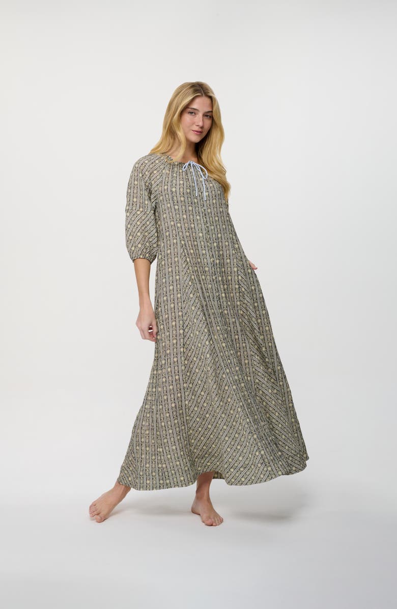 By Tess Collection Danna Dress, Alternate, color, Olive