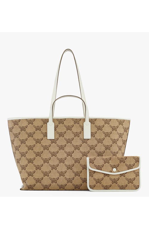 Mcm Himmel Shopper In Beige