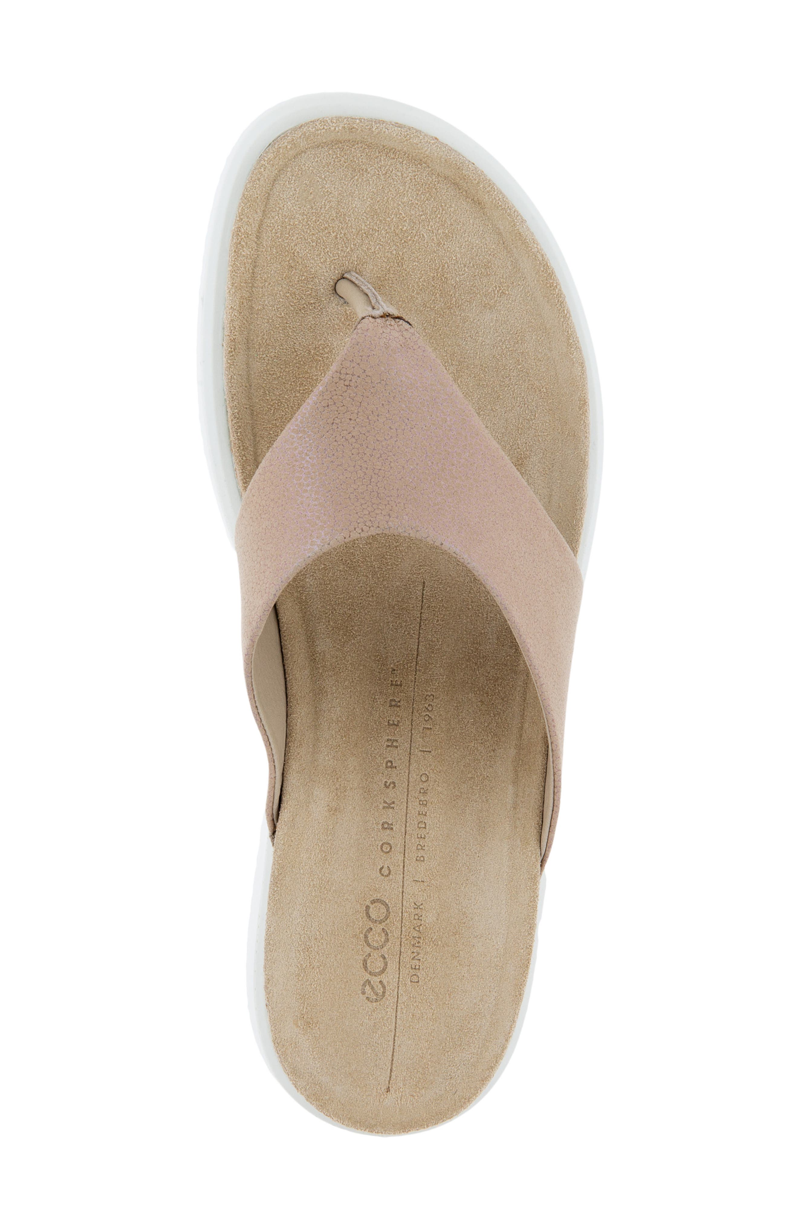 Corksphere Flip Flop, Alternate, color, DUNE