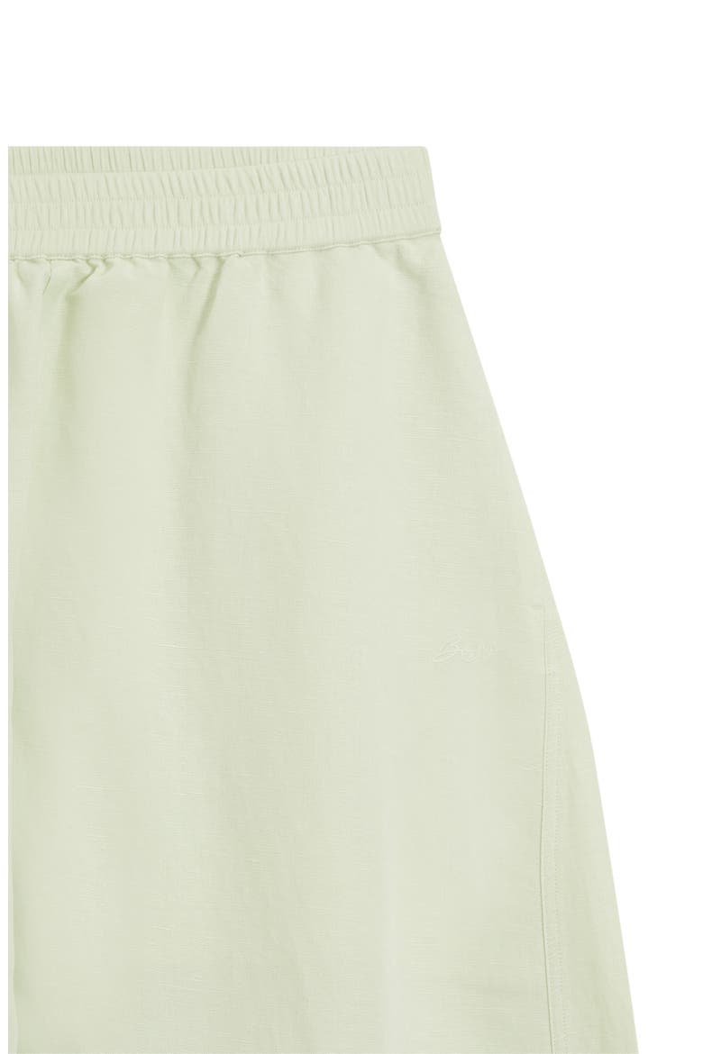 Linen Blend Balloon Trousers, Alternate, color, CUCUMBER