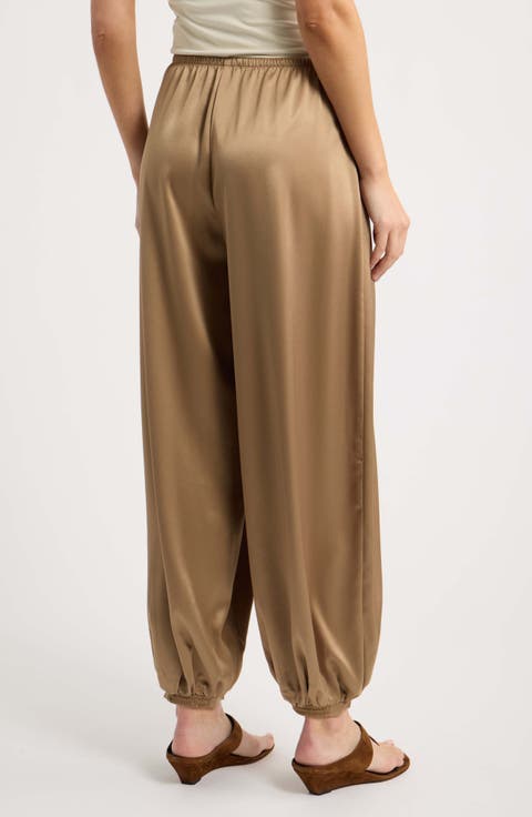 Aven Satin Balloon Pants