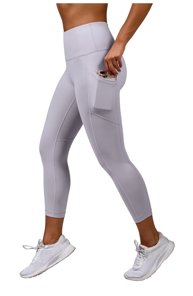 90 DEGREE BY REFLEX Power Flex High Waist Capri Leggings, Alternate, color,