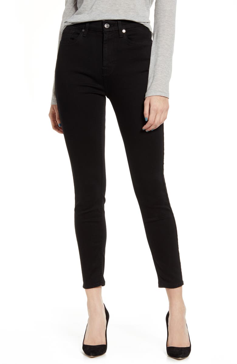 7 For All Mankind <sup>®</sup> High Waist Ankle Skinny Jeans, Main, color, 