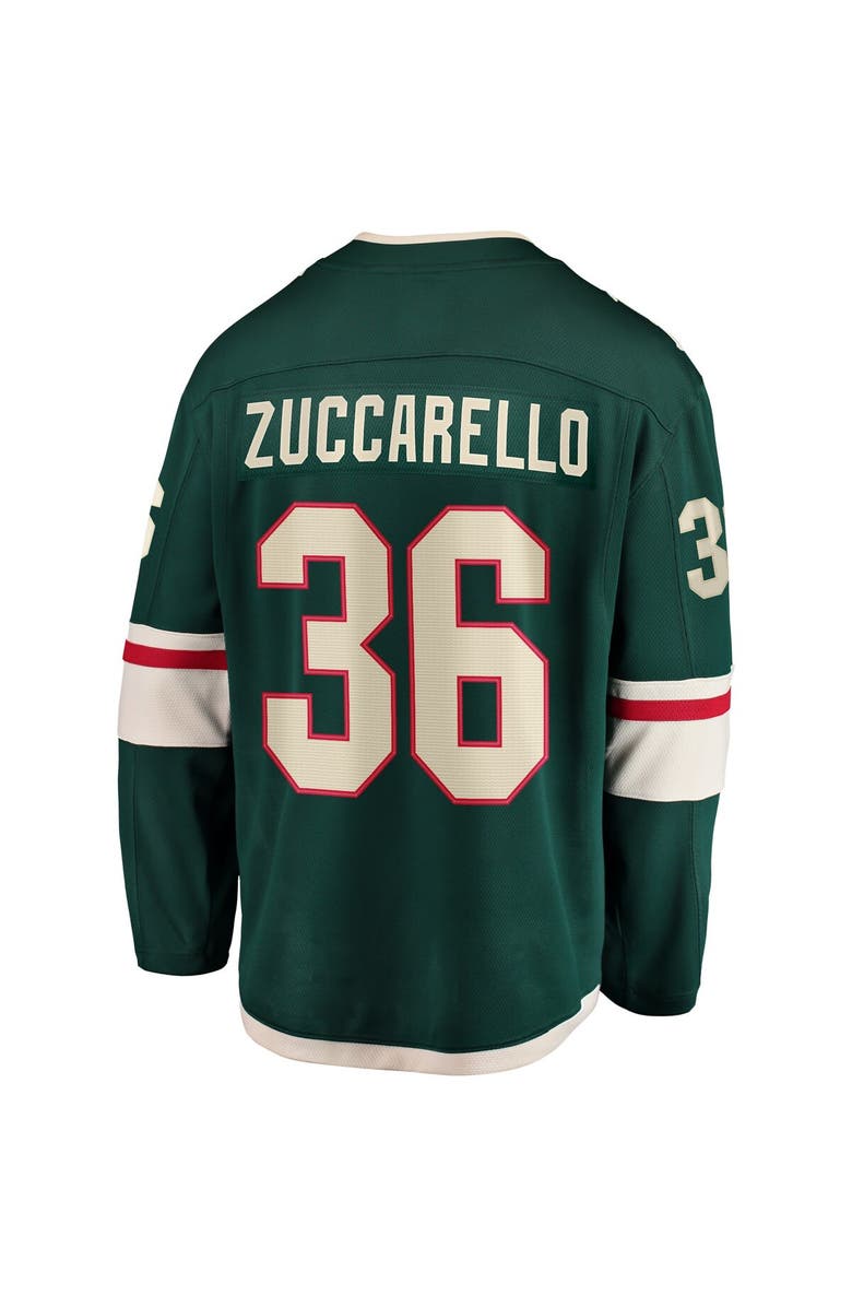 FANATICS Men's Fanatics Branded Mats Zuccarello Green Minnesota Wild Team Color Breakaway Player Jersey, Alternate, color, 